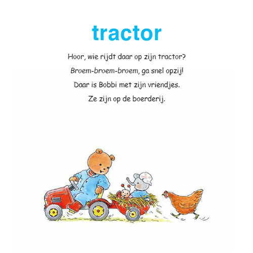 uitgeverij kluitman geluidenboek bobbi wat hoor je op de boerderij? | 1418495 | 1