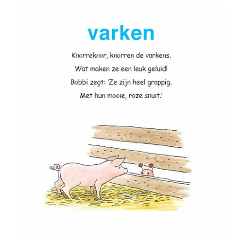 uitgeverij kluitman geluidenboek bobbi wat hoor je op de boerderij? | 1418495 | 3