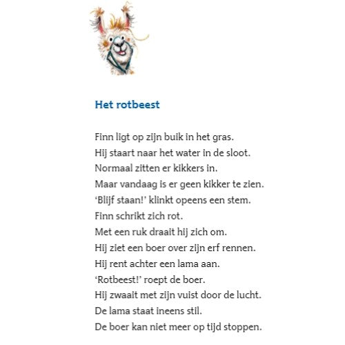 uitgeverij kluitman spit de lama - avi m4 | 1417732 | 2