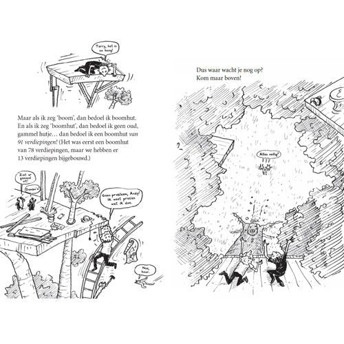 uitgeverij lannoo de waanzinnige boomhut van 91 verdiepingen | 1554311 | 1