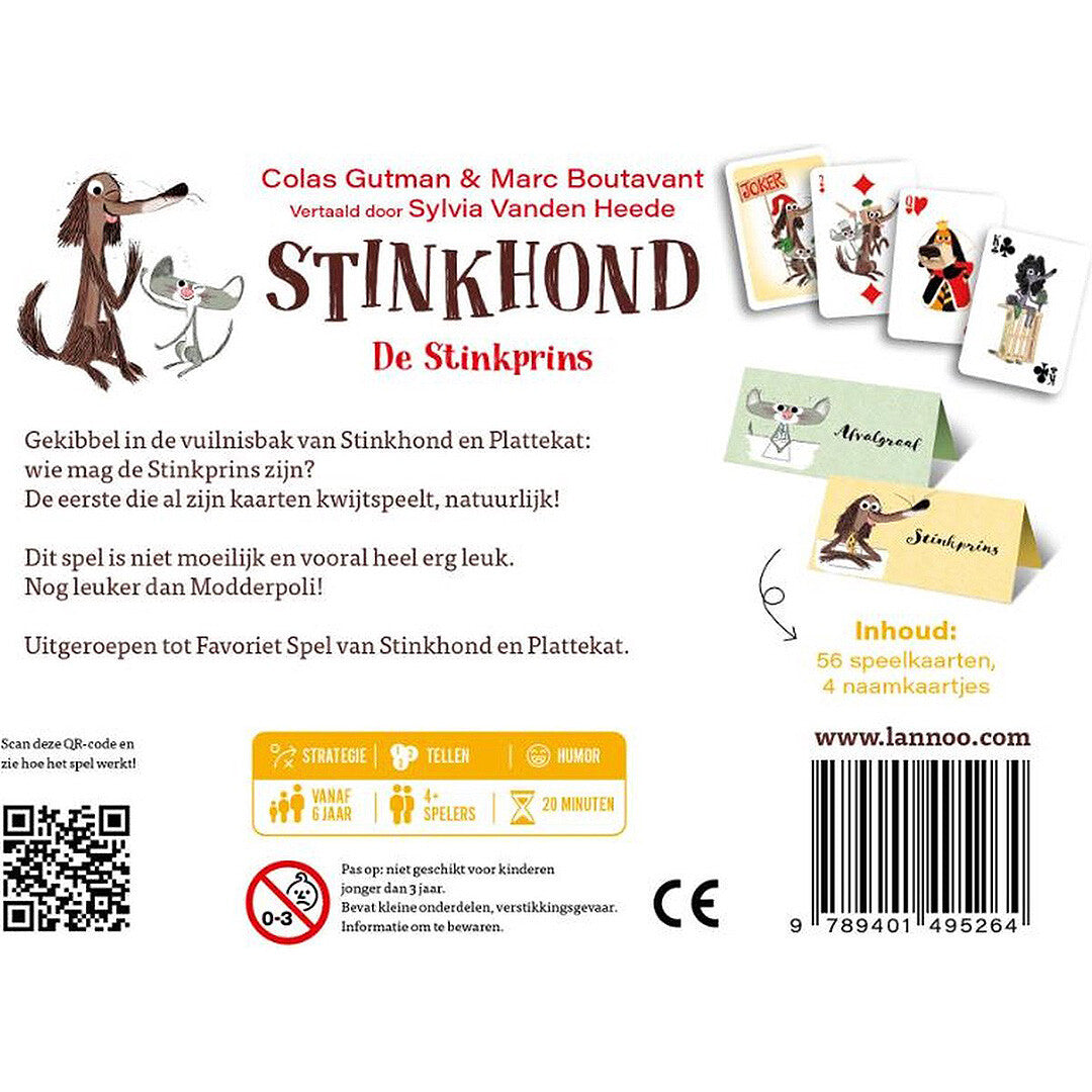 uitgeverij lannoo kaartspel stinkhond - de stinkprins | 15595264 | 1