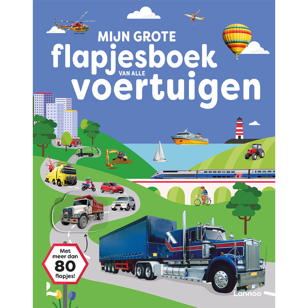 uitgeverij lannoo mijn grote flapjesboek van alle voertuigen | 1559340 | 0