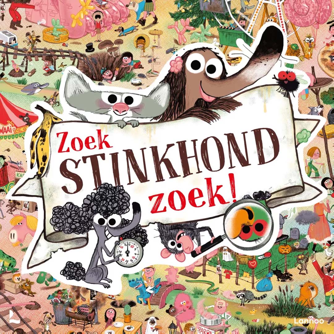 uitgeverij lannoo observatiespel zoek stinkhond zoek | 1552458 | 0