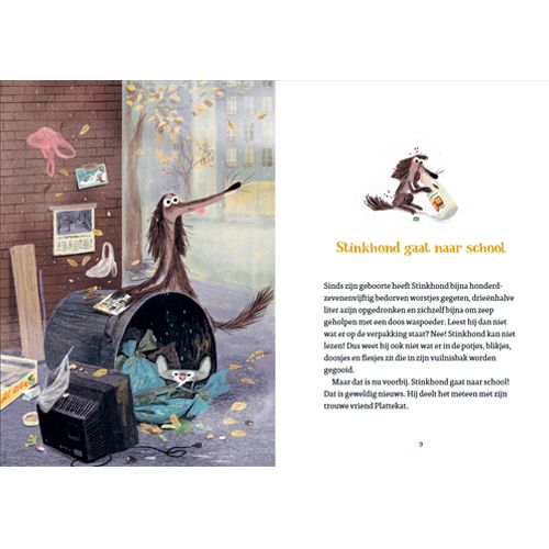 uitgeverij lannoo stinkhond gaat naar school | 1556552 | 2