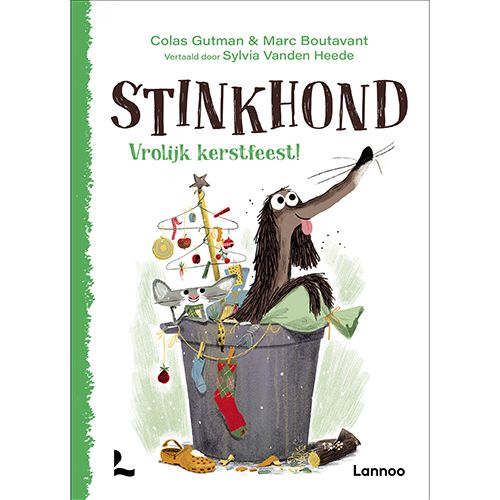uitgeverij lannoo stinkhond - vrolijk kerstfeest! | 1557178 | 0
