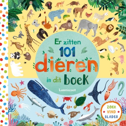 uitgeverij lemniscaat doeboek er zitten 101 dieren in dit boek | 1631146 | 0