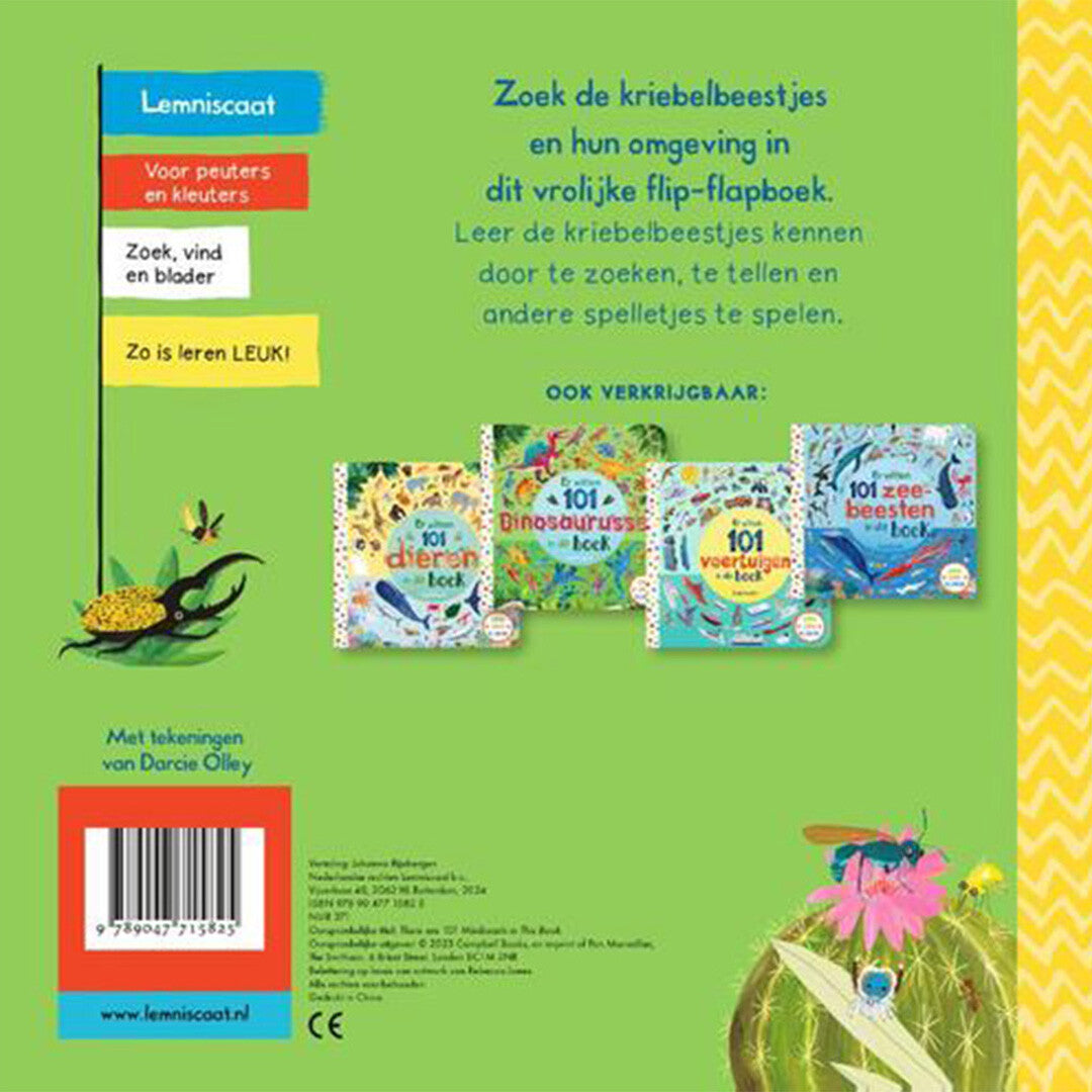 uitgeverij lemniscaat er zitten 101 kriebelbeestjes in dit boek | 1631582 | 3