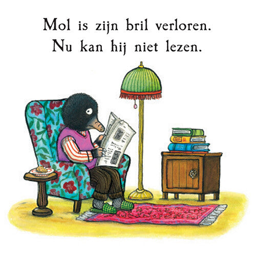 uitgeverij lemniscaat flapjesboek de bril van mol | 1631384 | 1