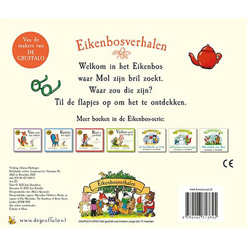 uitgeverij lemniscaat flapjesboek de bril van mol | 1631384 | 5