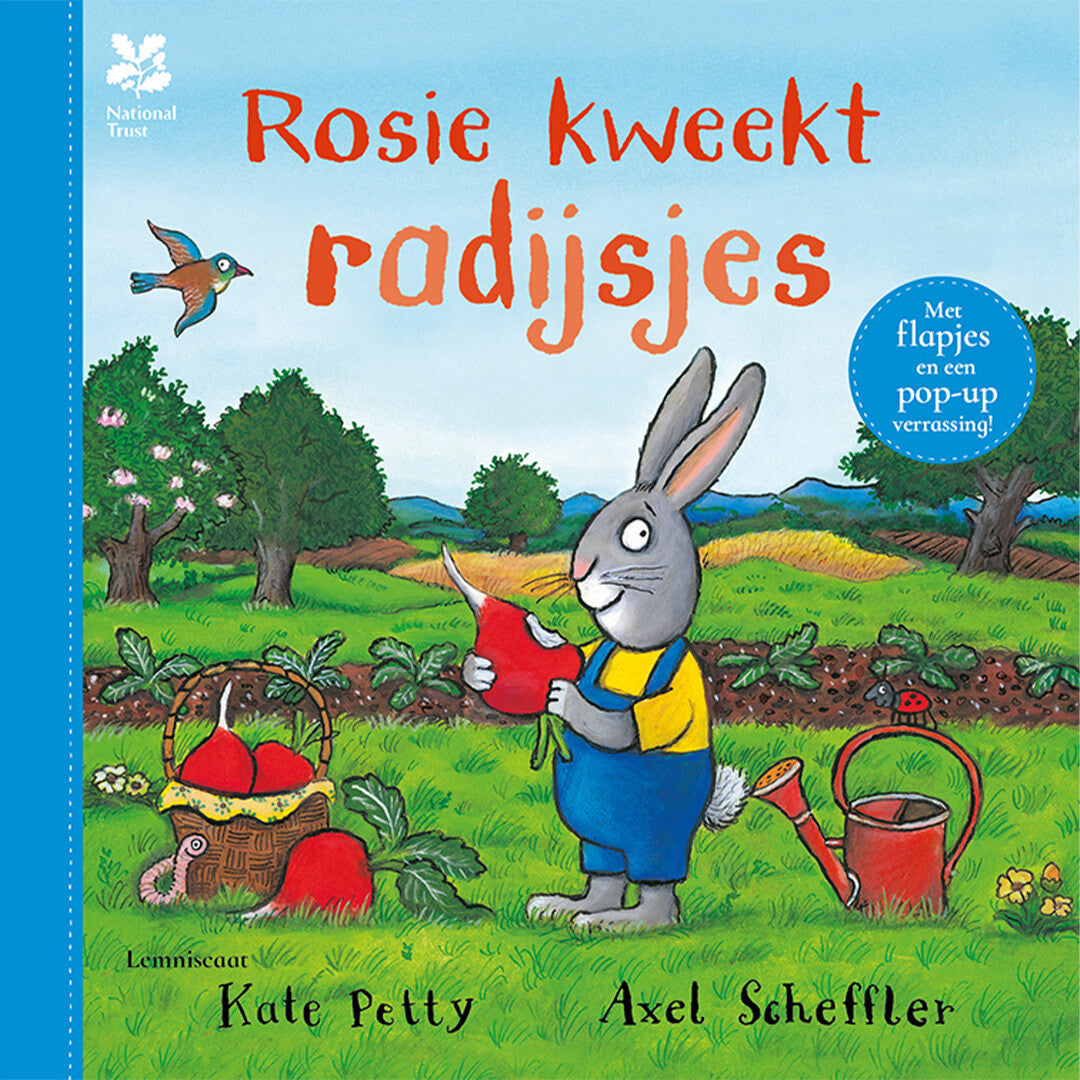 uitgeverij lemniscaat flapjesboek rosie kweekt radijsjes | 1631599 | 0