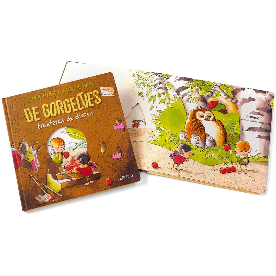 uitgeverij lemniscaat kartonboek de gorgeltjes trakteren de dieren | 1618336 | 1