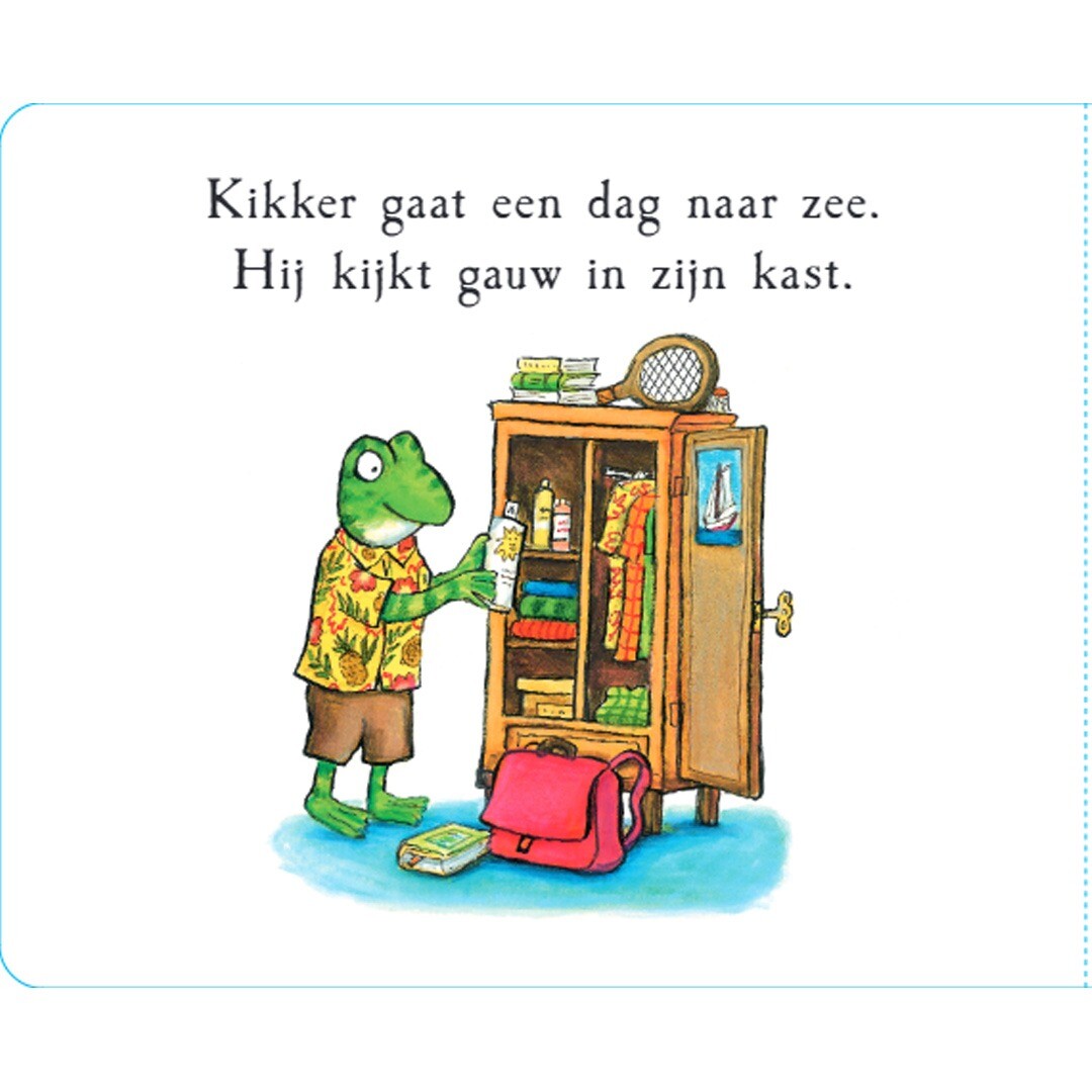 uitgeverij lemniscaat kartonboek kikker gaat naar zee | 1631640 | 1