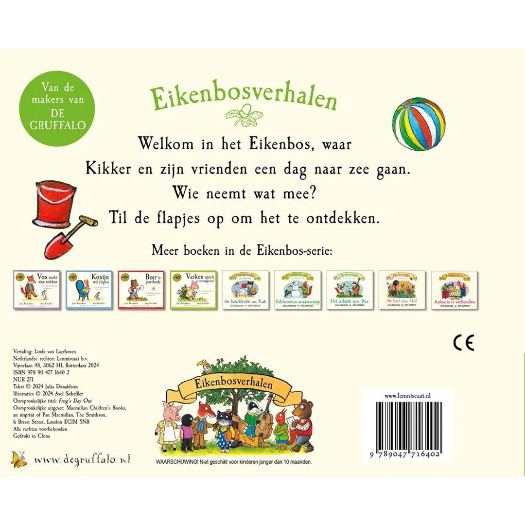 uitgeverij lemniscaat kartonboek kikker gaat naar zee | 1631640 | 5
