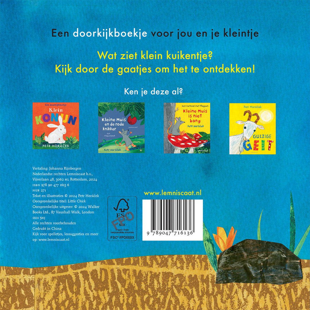 uitgeverij lemniscaat kartonboek klein kuikentje | 1631613 | 5