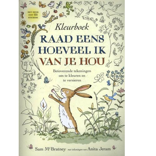 uitgeverij lemniscaat raad eens hoeveel ik van je hou - kleurboek | 1630924 | 0