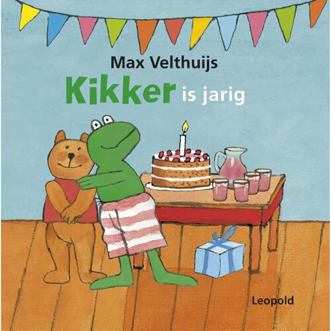 uitgeverij leopold kartonboek kikker is jarig | 1616515 | 0