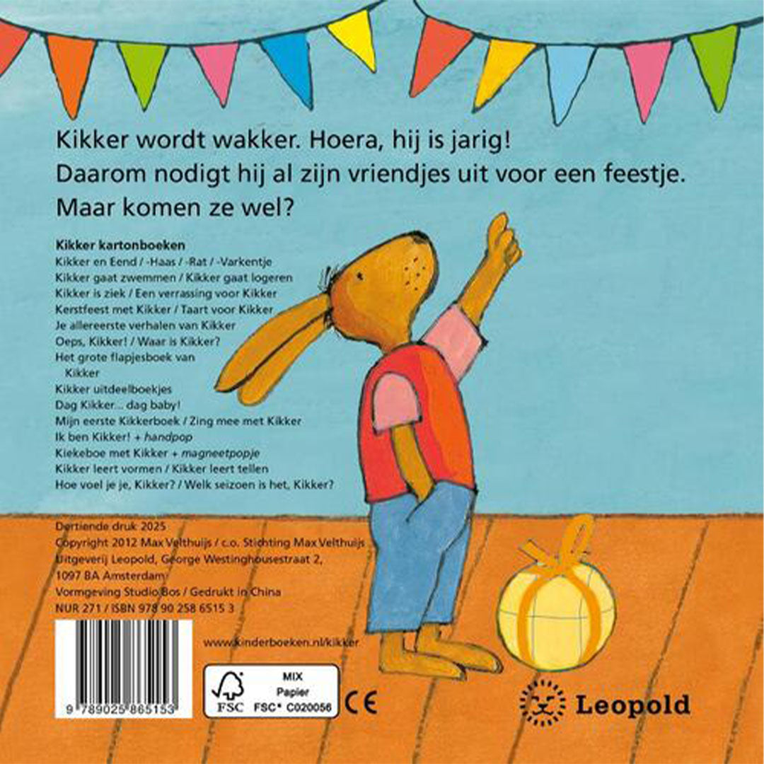 uitgeverij leopold kartonboek kikker is jarig | 1616515 | 5