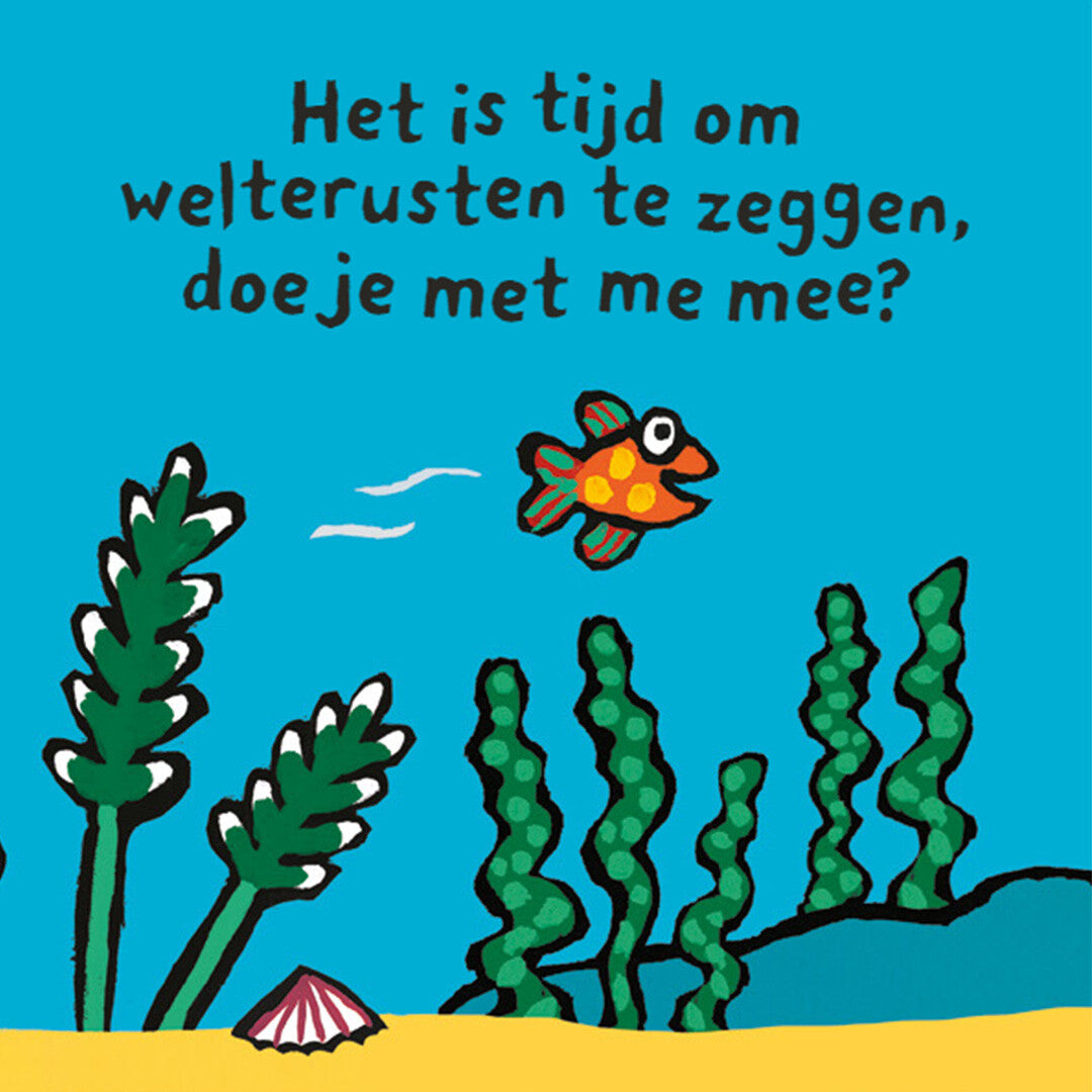 uitgeverij leopold kartonboek welterusten, kleine vis | 1618518 | 2