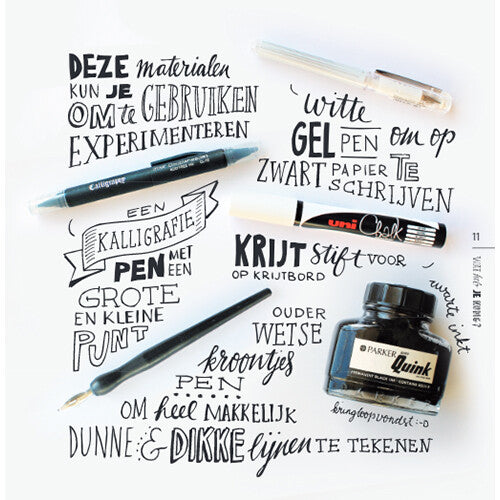 uitgeverij moon handlettering doe je zo - cute edition | 1696431 | 8