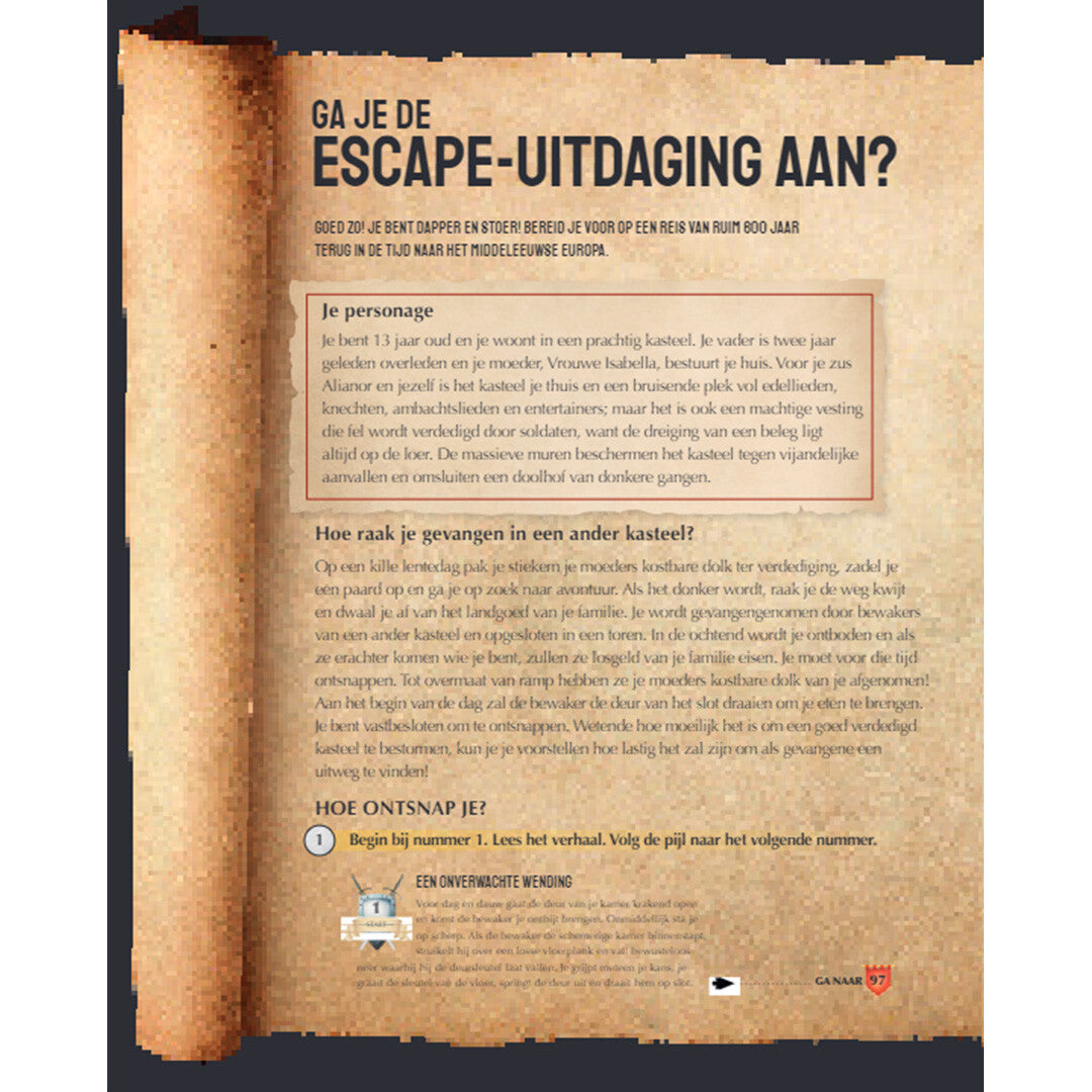 uitgeverij mus escaperoomboek ontsnap uit het kasteel | 1352852 | 3