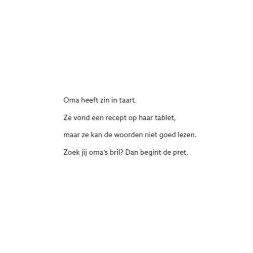 uitgeverij oogappel kartonboek oma bakt taart | 1527443 | 1