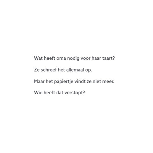 uitgeverij oogappel kartonboek oma bakt taart | 1527443 | 3