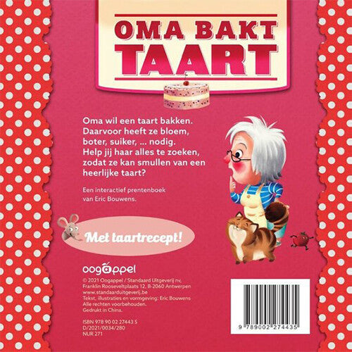 uitgeverij oogappel kartonboek oma bakt taart | 1527443 | 5