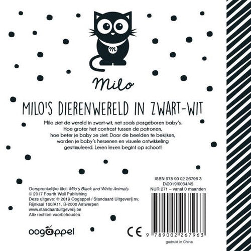 uitgeverij oogappel milo's dierenwereld in zwart-wit | 1526796 | 1