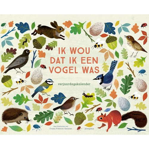 uitgeverij ploegsma verjaardagskalender ik wou dat ik een vogel was | 1628105 | 0