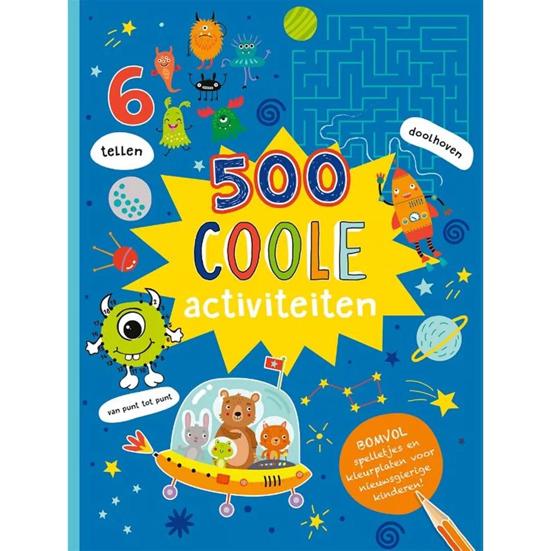 uitgeverij rebo activiteitenboek 500 coole activiteiten | 1724103 | 0