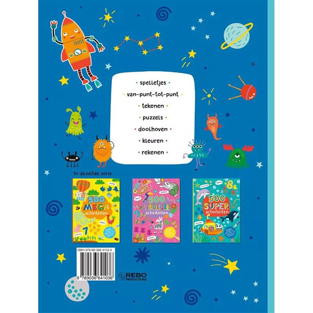 uitgeverij rebo activiteitenboek 500 coole activiteiten | 1724103 | 5