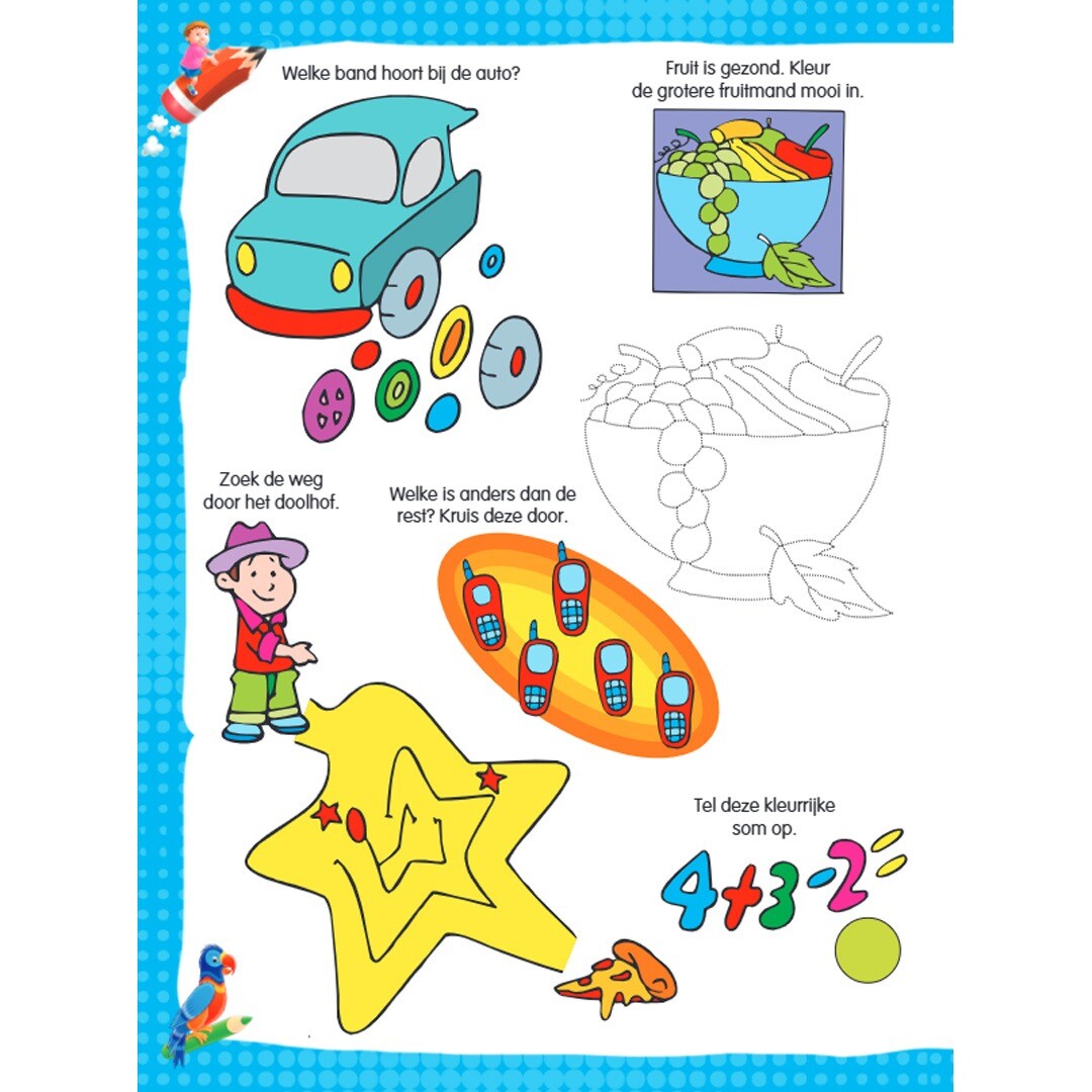 uitgeverij rebo activiteitenboek 500 super activiteiten | 1724106 | 1