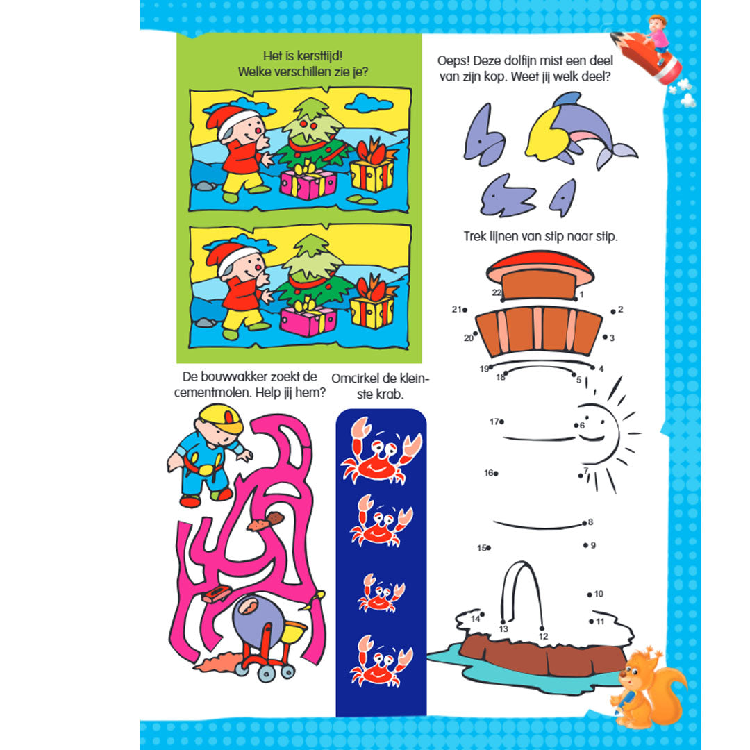 uitgeverij rebo activiteitenboek 500 super activiteiten | 1724106 | 2