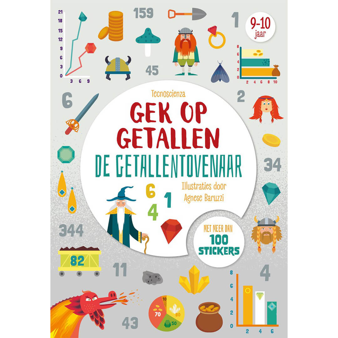 uitgeverij rebo gek op getallen - de getallentovenaar | 1724681 | 0