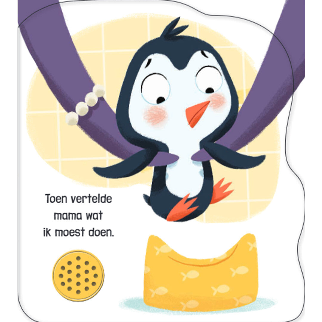 uitgeverij rebo geluidenboek kleine pinguïn op het potje | 1724184 | 4