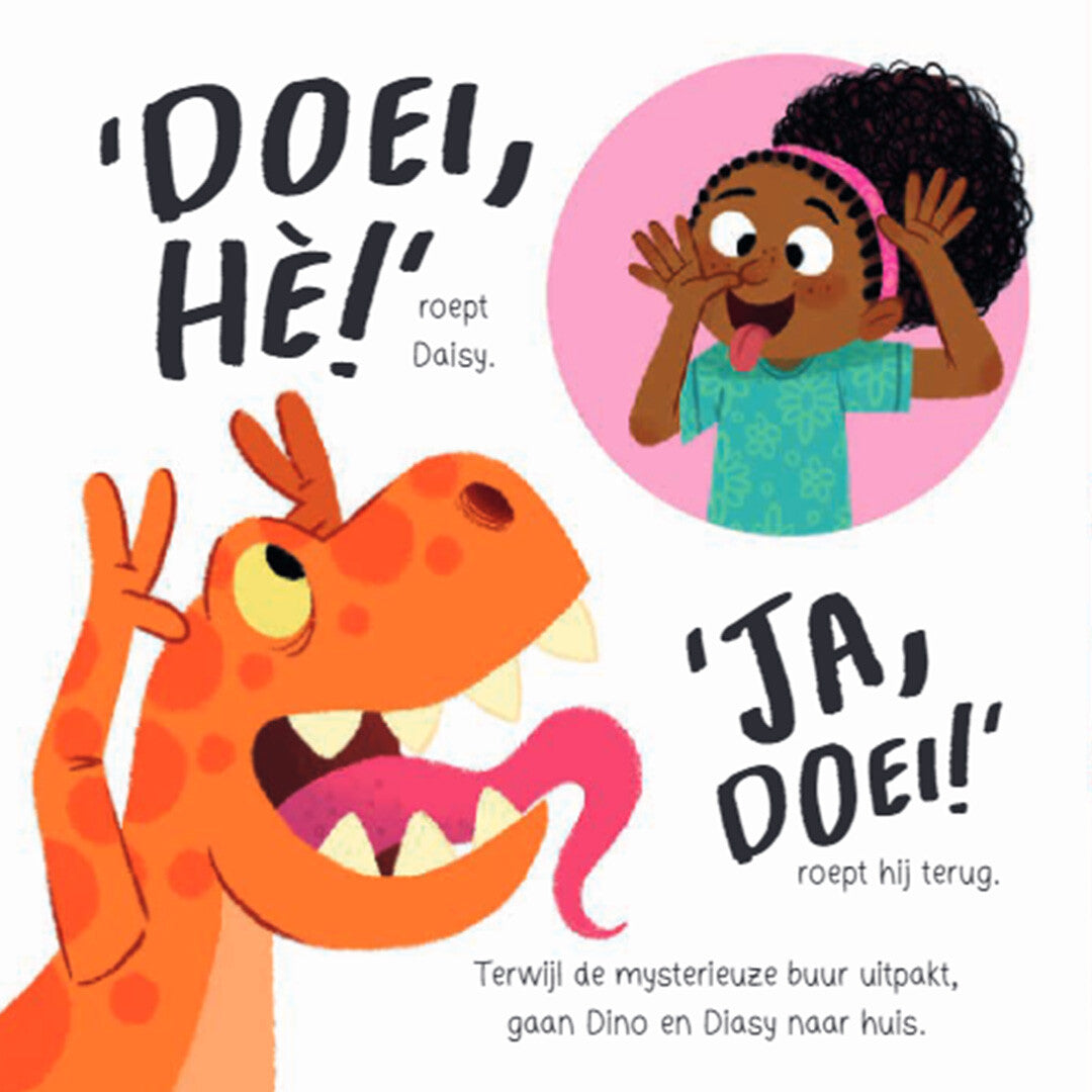 uitgeverij rebo kartonboek de dino van hiernaast | 1724719 | 1