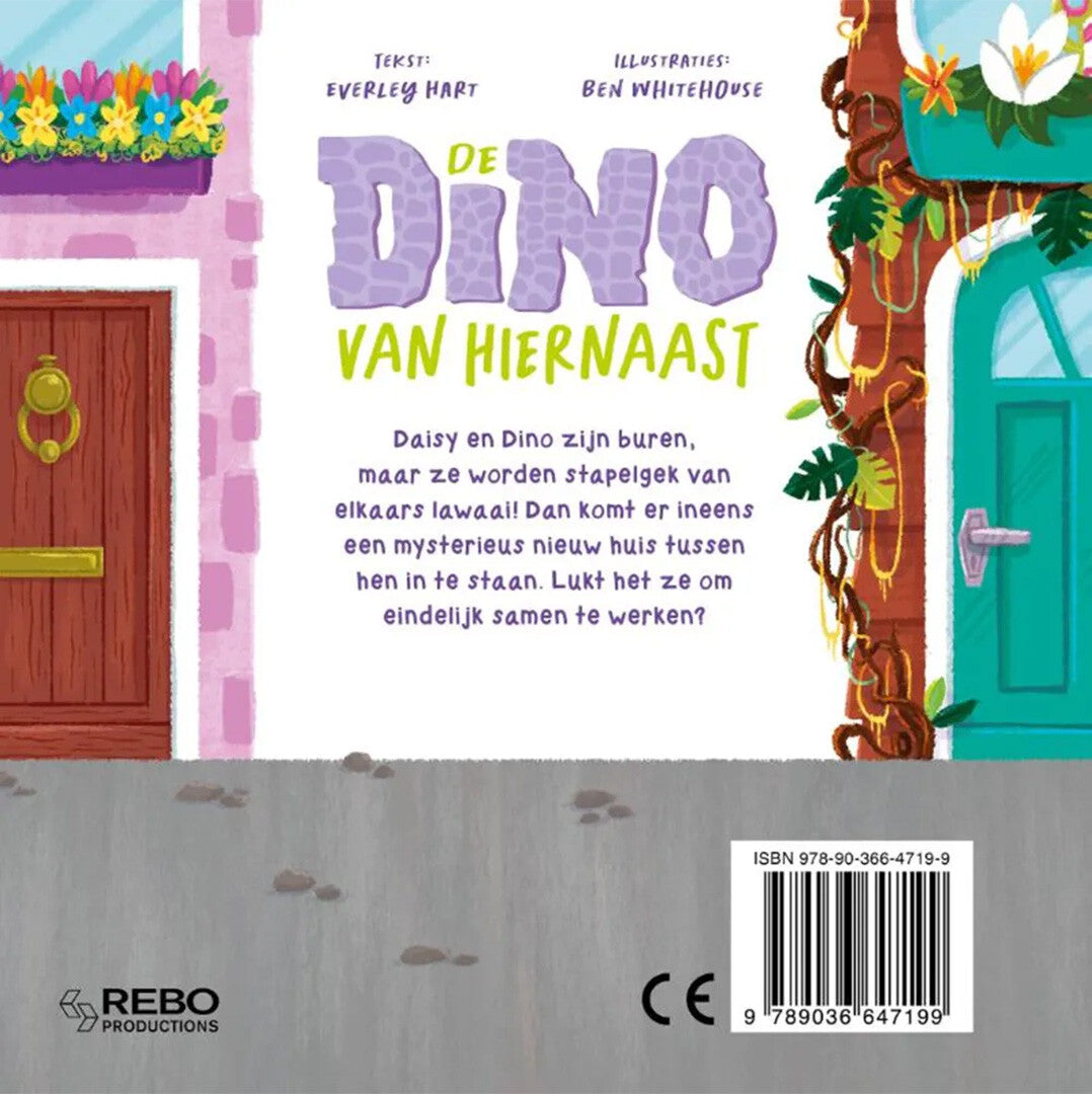 uitgeverij rebo kartonboek de dino van hiernaast | 1724719 | 5