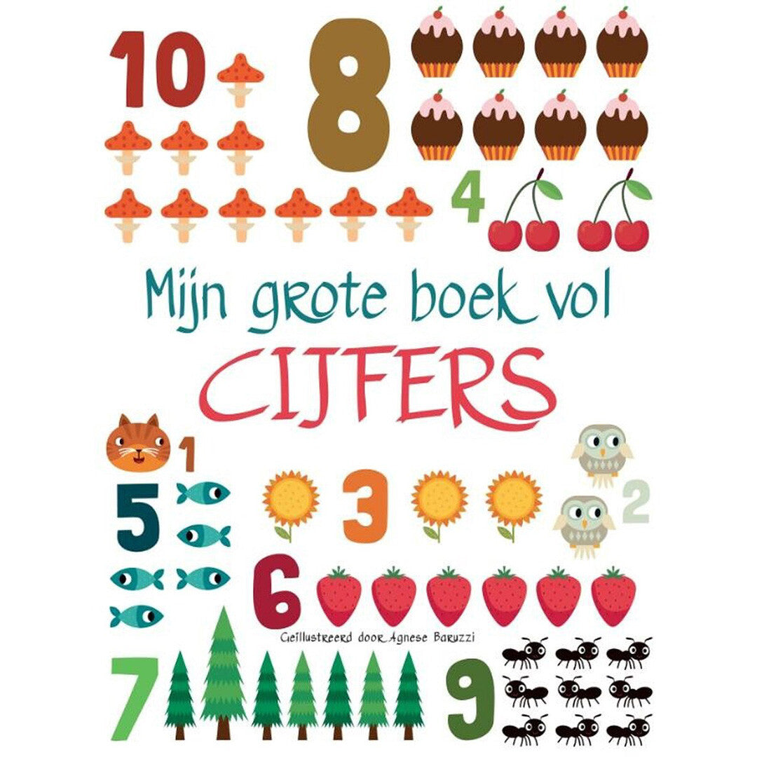 uitgeverij rebo kartonboek mijn grote boek vol cijfers | 1724496 | 0