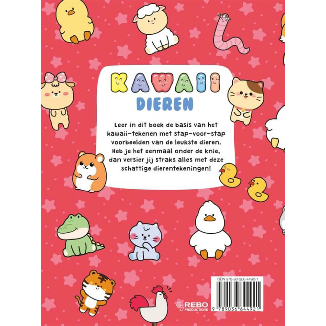 uitgeverij rebo kawaii dieren tekenen | 1724492 | 5