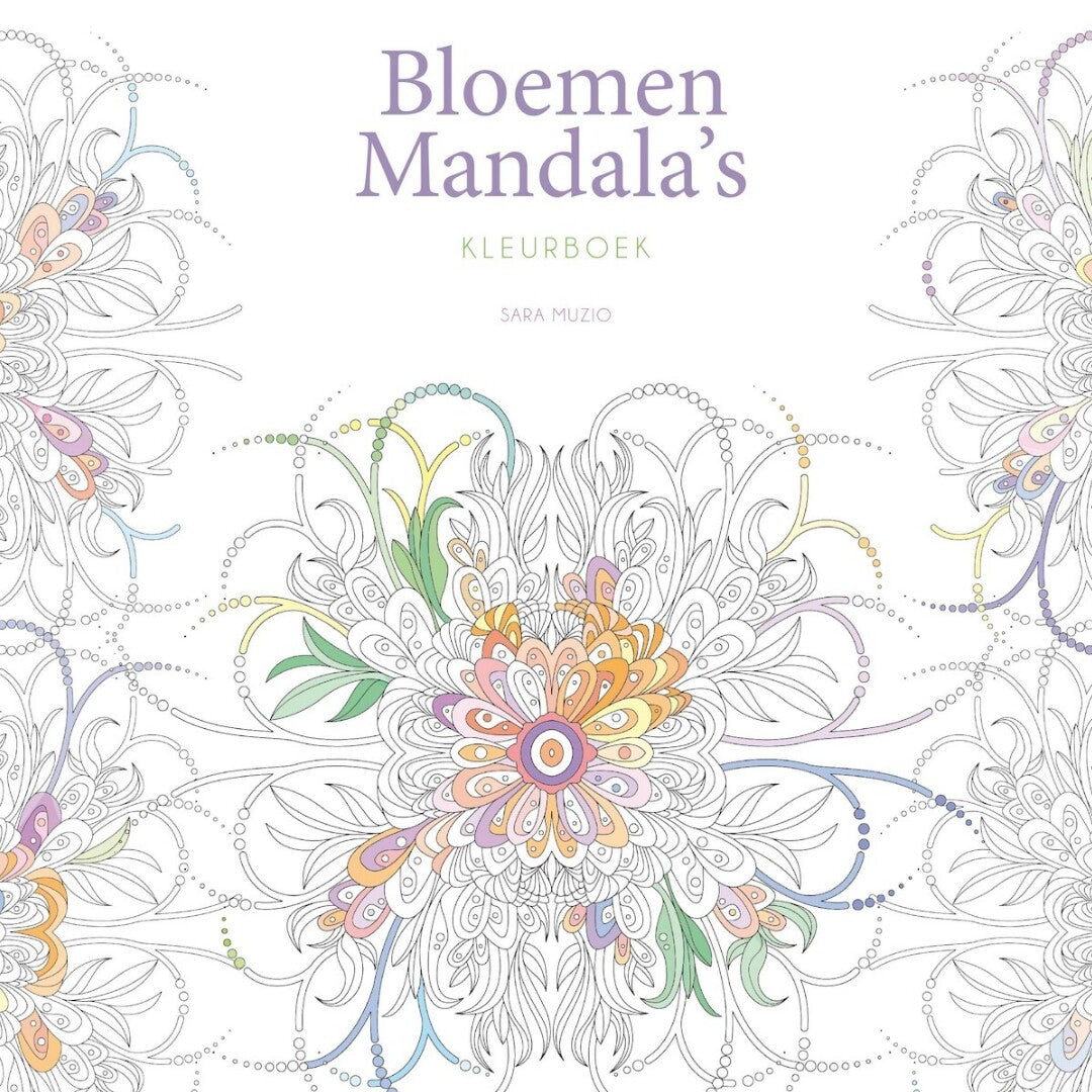 uitgeverij rebo kleurboek bloemen mandala's | 1724757 | 0