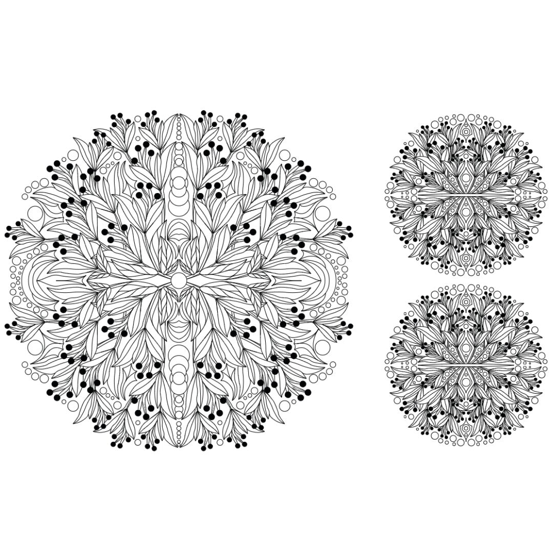 uitgeverij rebo kleurboek bloemen mandala's | 1724757 | 1