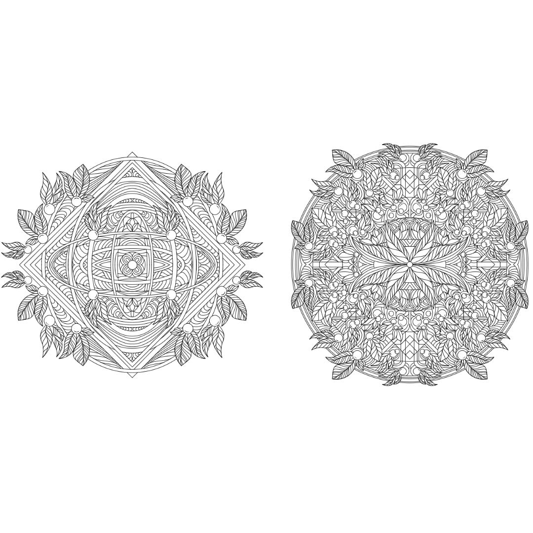 uitgeverij rebo kleurboek bloemen mandala's | 1724757 | 3