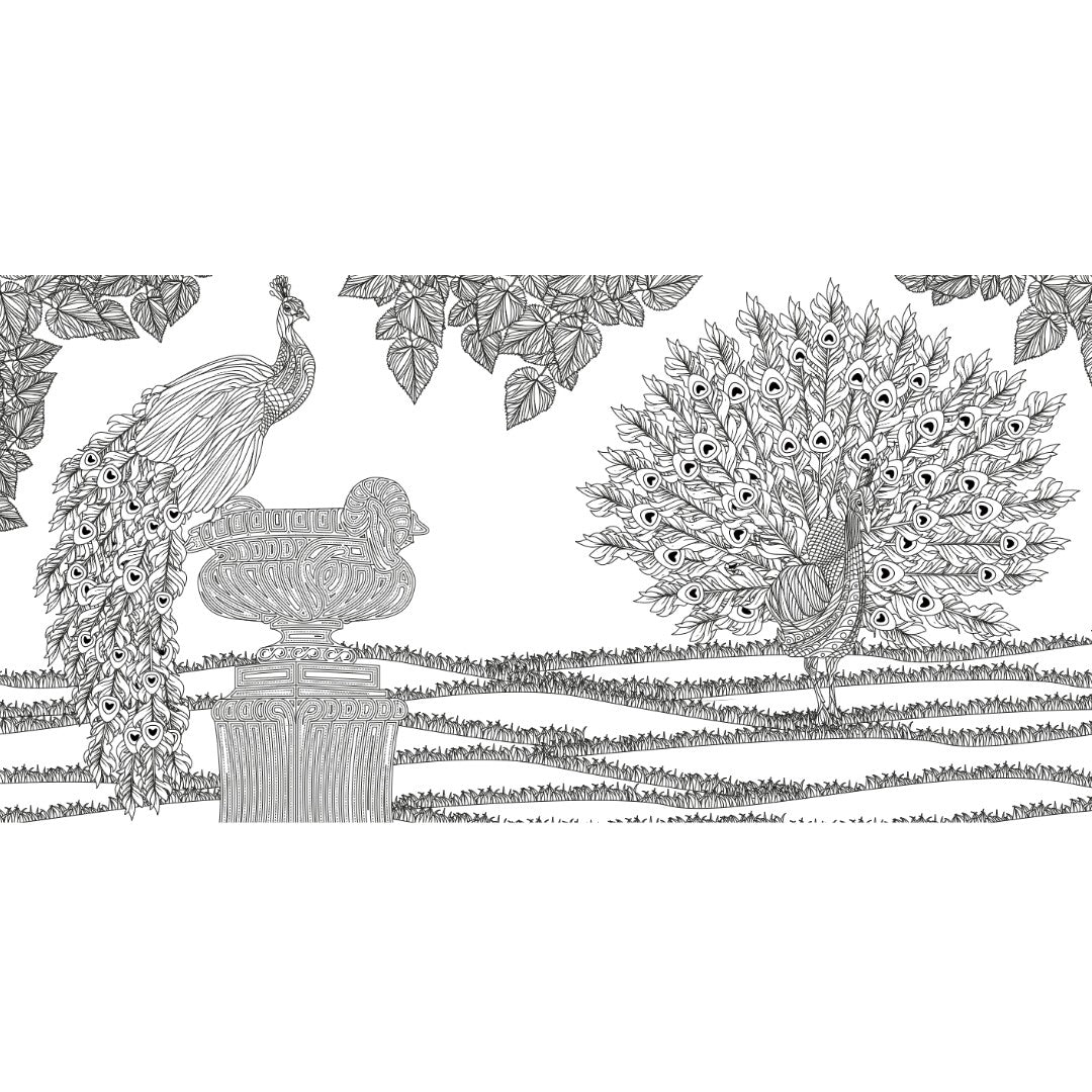 uitgeverij rebo kleurboek botanische tuinen | 1724756 | 4