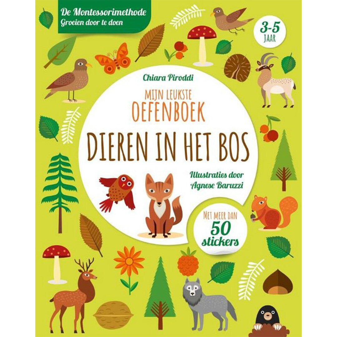 uitgeverij rebo mijn leukste oefenboek - dieren in het bos | 1724505 | 0