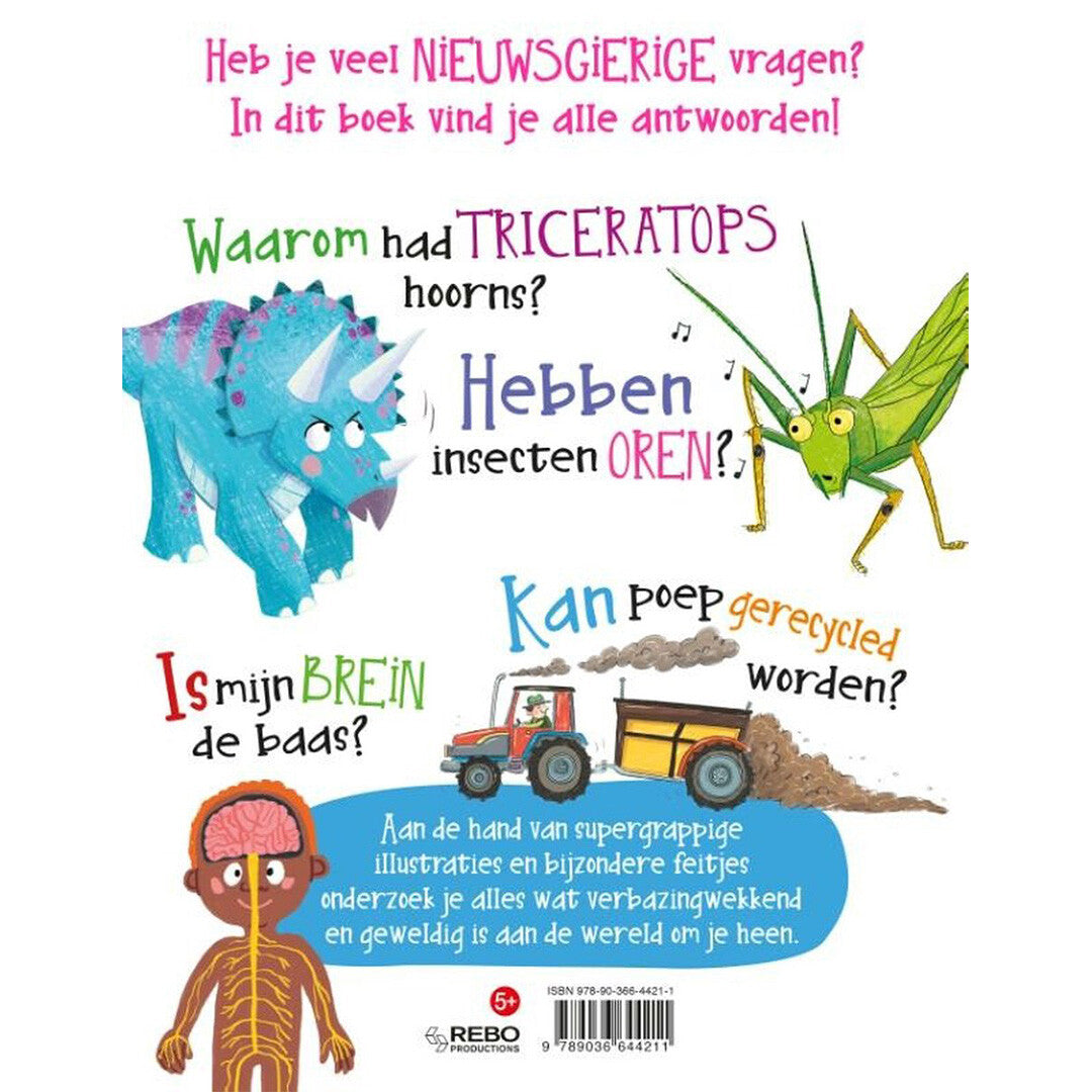 uitgeverij rebo ongelooflijk nieuwsgierige vragen en antwoorden | 1724421 | 5