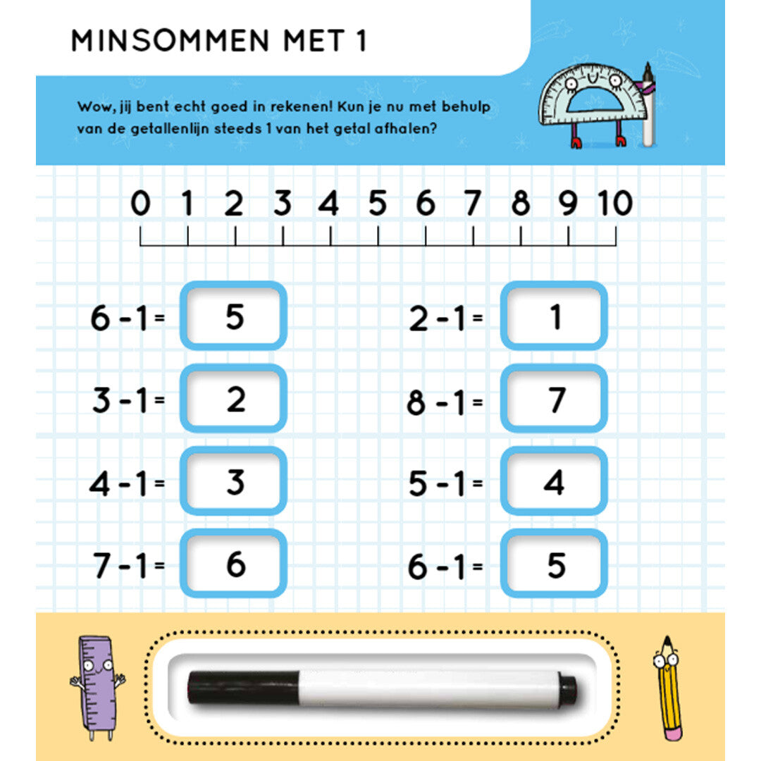uitgeverij rebo schuif en ontdek de antwoorden - rekensommen | 1724588 | 4