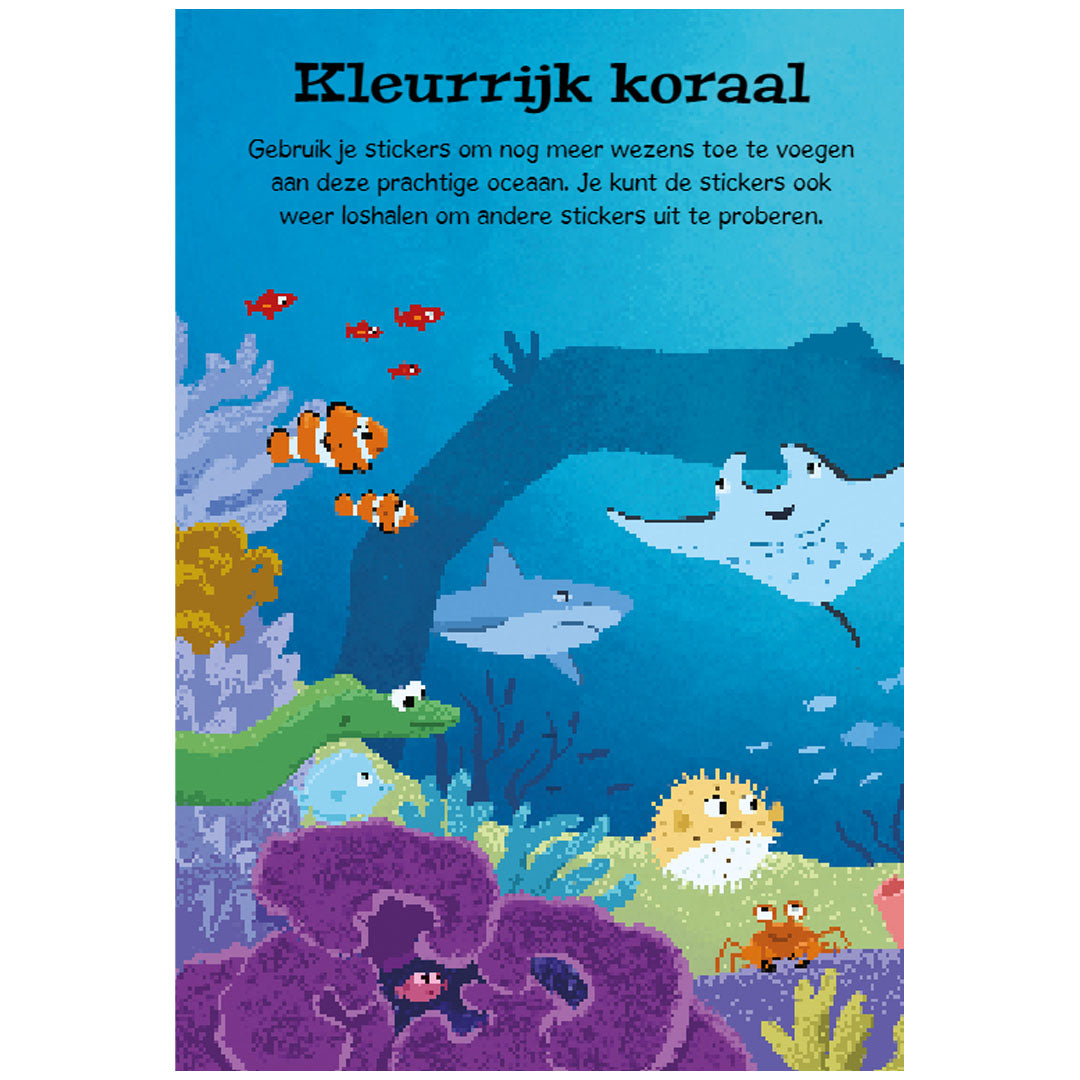 uitgeverij rebo stickerboek superstickers in de oceaan | 1724640 | 1