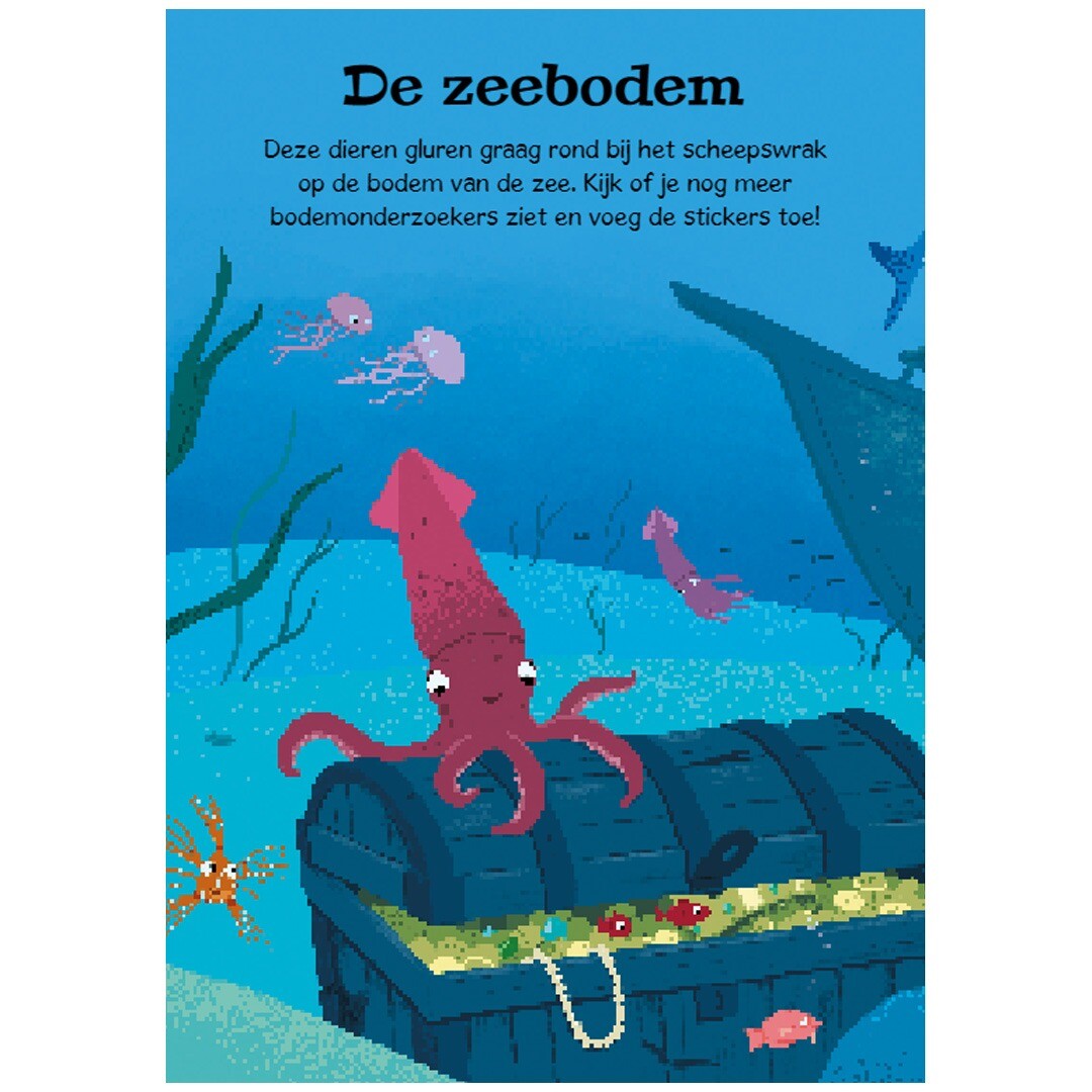 uitgeverij rebo stickerboek superstickers in de oceaan | 1724640 | 3