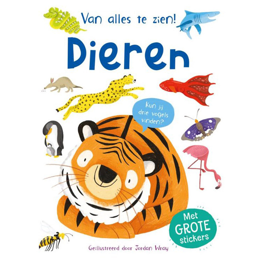 Rebo stickerboek van alles te zien! dieren | ilovespeelgoed