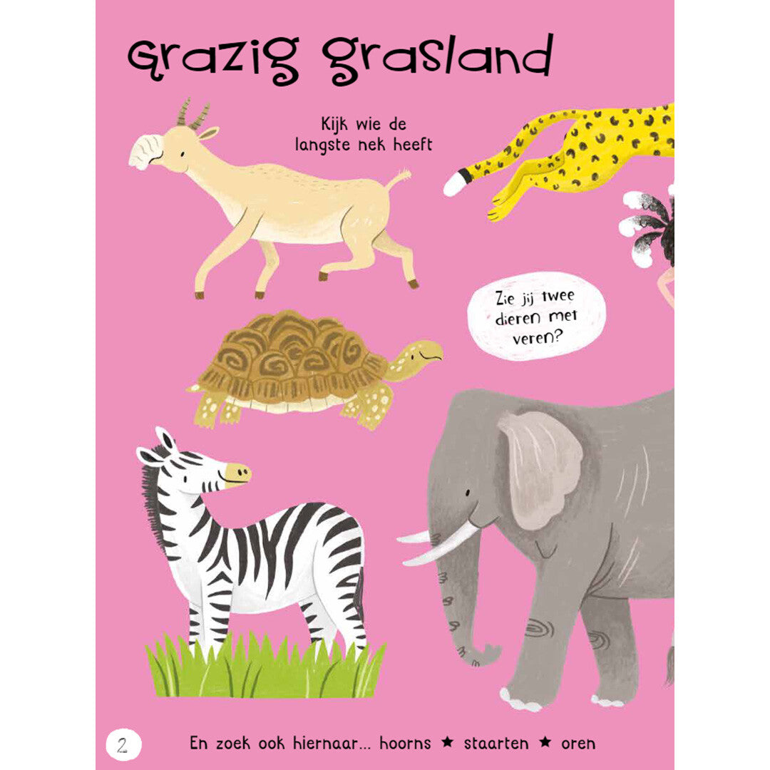 uitgeverij rebo stickerboek van alles te zien! dieren | 1724538 | 1